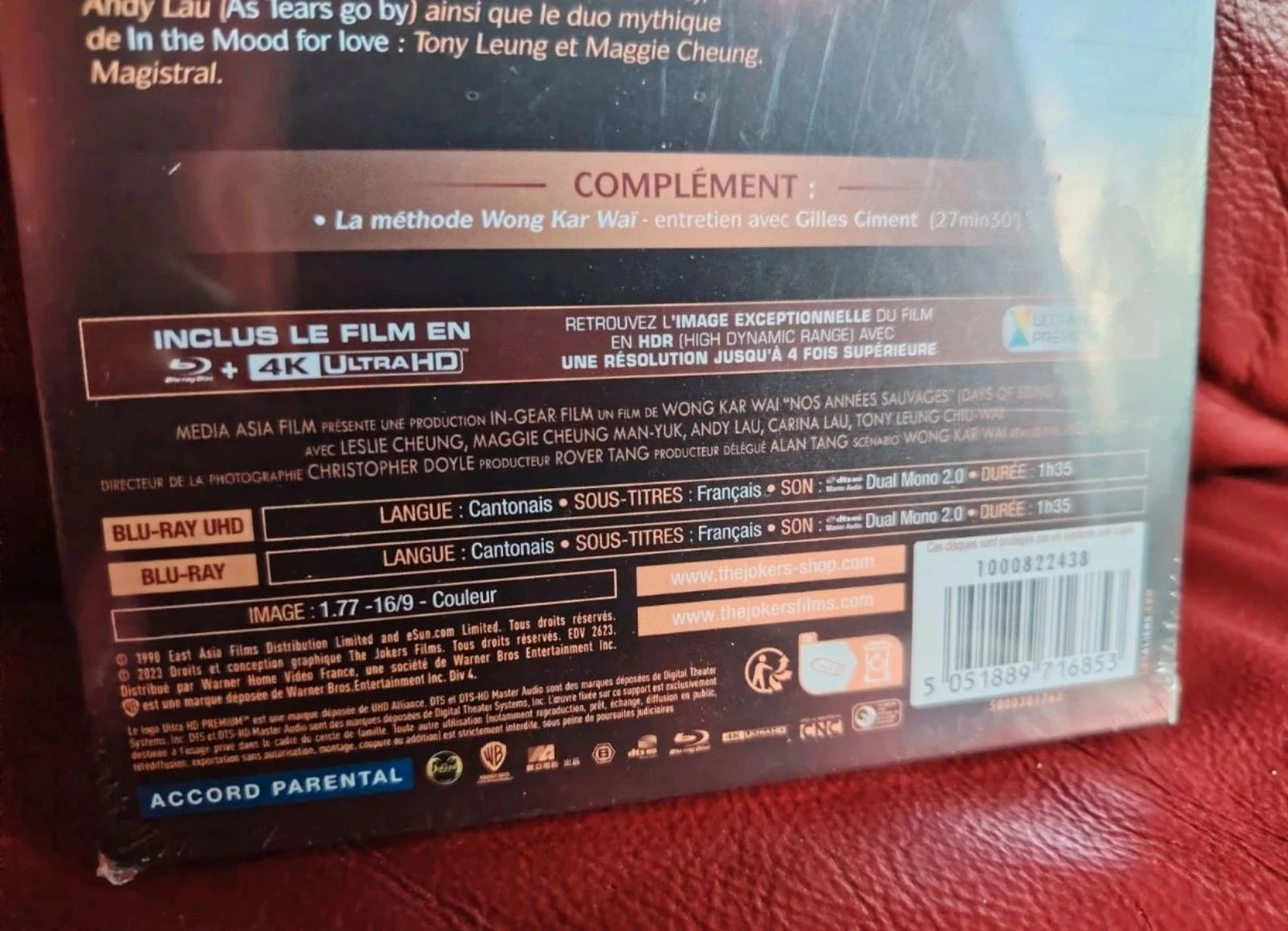 Nuestros años salvajes 4k blu ray – photo 4